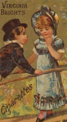Z serii Girls and Children N64 promującej papierosy Virginia Brights dla Allen &..., 1886.