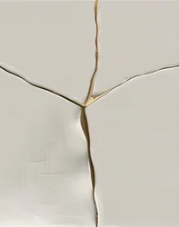 Eleganckie złoto Kintsugi
