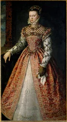 Portret Elisabeth z Francji (lub Isabelle of Valois)