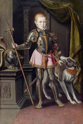 Sebastien Ier (1554-1578) - Sebastian Portugalii - Król Portugalii Sebastian I - autorstwa Sanchez Coello, Alonso (1531-1588) Muzeum Historii Sztuki, Vienne ©FineArtImage/Leemage