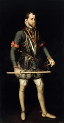 Portret Filipa II (1527-1598), króla Hiszpanii i Portugalii