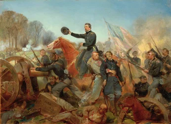 Battle of the Wilderness, atak na Spotsylvania Court House, Wirginia, 1865