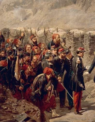 Marszałek Patrice MacMahon z Zouaves w Malakoff