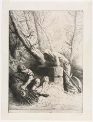 Śmierć i drwal, 1881.