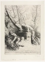 Śmierć i drwal, 1881.