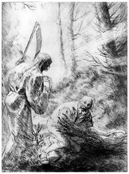Śmierć drwala, ok. 1860-1910 1924.