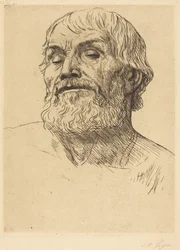 Głowa mężczyzny (Tête d