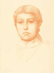 Głowa młodej dziewczyny (Tete de jeune fille)