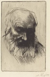 Głowa starego mężczyzny (Etude de tete)