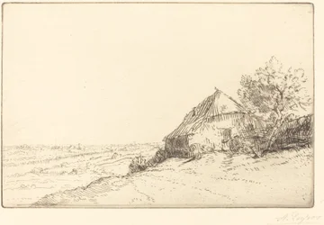Hovel na wzgórzu Masure sur la colline.