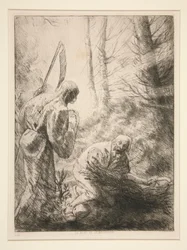 La Mort at le Bucheron, nr 2 (Śmierć i drwal)
