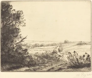 Krajobraz: Droga do Horville Paysage: Chemin d