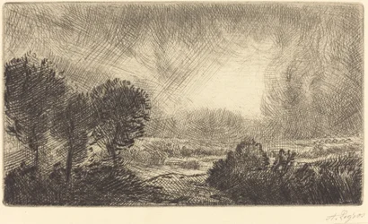Krajobraz z burzą (Paysage d