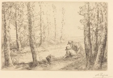 Odpoczynek nad brzegiem rzeki (Repos au bord de la rivière)