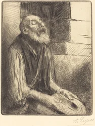 Siedzący żebrak (Assis Mendiant)