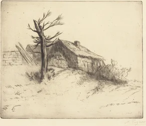 Domek kryty strzechą (Chaumiere)