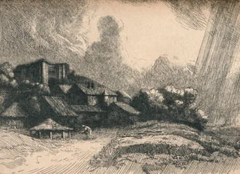 Farma opactwa, ok. 1893 r.