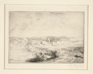 Village de Wimille, pres Boulogne (wieś Wimille w pobliżu Boulogne)