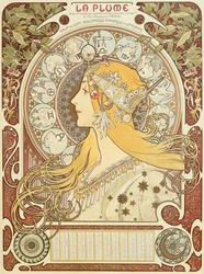 Kalendarz zodiaku dla „La Plume”
