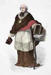 Portret kardynała de Lomenie de Brienne (rycina)
