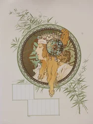 Bizantyjskie głowy: blond kalendarz, 1897.