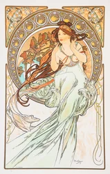 Muzyka, z serii Sztuki, 1898