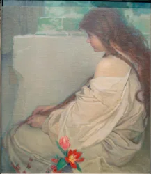 Dziewczyna z tulipanami