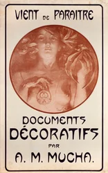 Plakat Alphonse Mucha (1860-1939) Alphonse Mucha - Rozmiar 45x75 cm Kolekcja prywatna