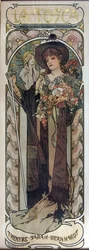 Plakat do sztuki La Tosca Victoriena Sardou, 1899