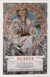 Plakat Slavia, 1907