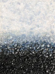 Niebiesko-czarny kryształowy gradient