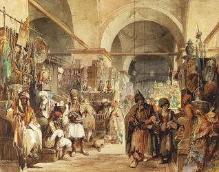 Na bazarze, 1854