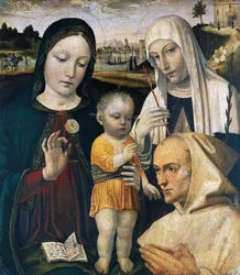 Madonna z Dzieciątkiem, św. 1490.