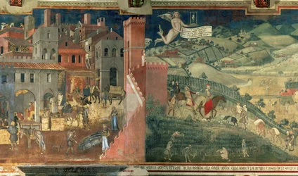 Skutki dobrych rządów, ok. 1338