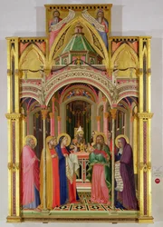 Ofiarowanie w świątyni, 1342 (tempera na panelu)