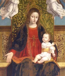 Madonna z Dzieciątkiem, detal