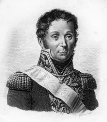 François Etienne Kellermann Fils (1770-1835), generał kawalerii. w „Portrety generałów francuskich po zwycięstwach i podbojach Francuzów”. Grawerowane przez Ambroise Tardieu w 1818 roku. Kolekcja Stella.