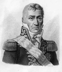 Louis Friant (1758-1829) - w „”Portrety generałów francuskich po zwycięstwach i podbojach Francuzów””. Grawerowane przez Ambroise Tardieu w 1818 roku. Kolekcja Stella.
