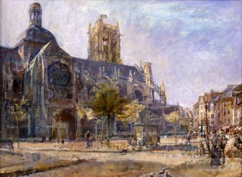St. Jacques, Dieppe (olej na płótnie)