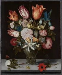 Kwiaty w szklance, 1606.