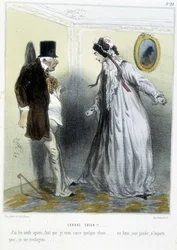Crrré chien! - w „” Madeleines ”” Cham, v.1870-1880