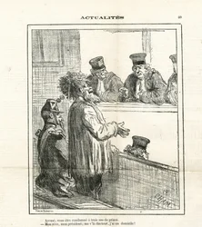 Ilustracja Chama (1819-1879) w Le Charivari