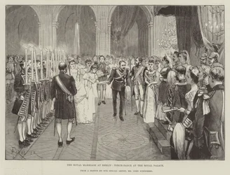 په برلین کې شاهي واده، په شاهي ماڼۍ کې مشعل نڅا