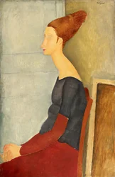 Jeanne Hébuterne z henną, 1918.