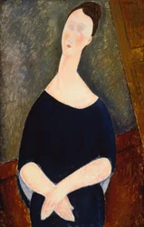 Portret Lumii, ok. 1918 (olej na płótnie)