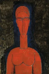 Czerwone popiersie, Kariatyda, 1913