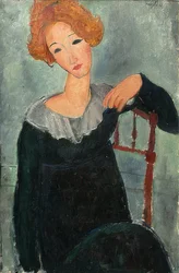 Rudowłosa kobieta. 1917