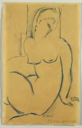 Siedząca kobieta, 1914