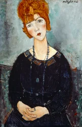 Kobieta z naszyjnikiem, 1910