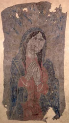 Obraz przedstawiający Madonnę, Indianin Pueblo